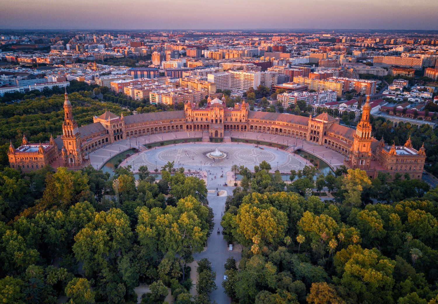 Sevilla al atardecer